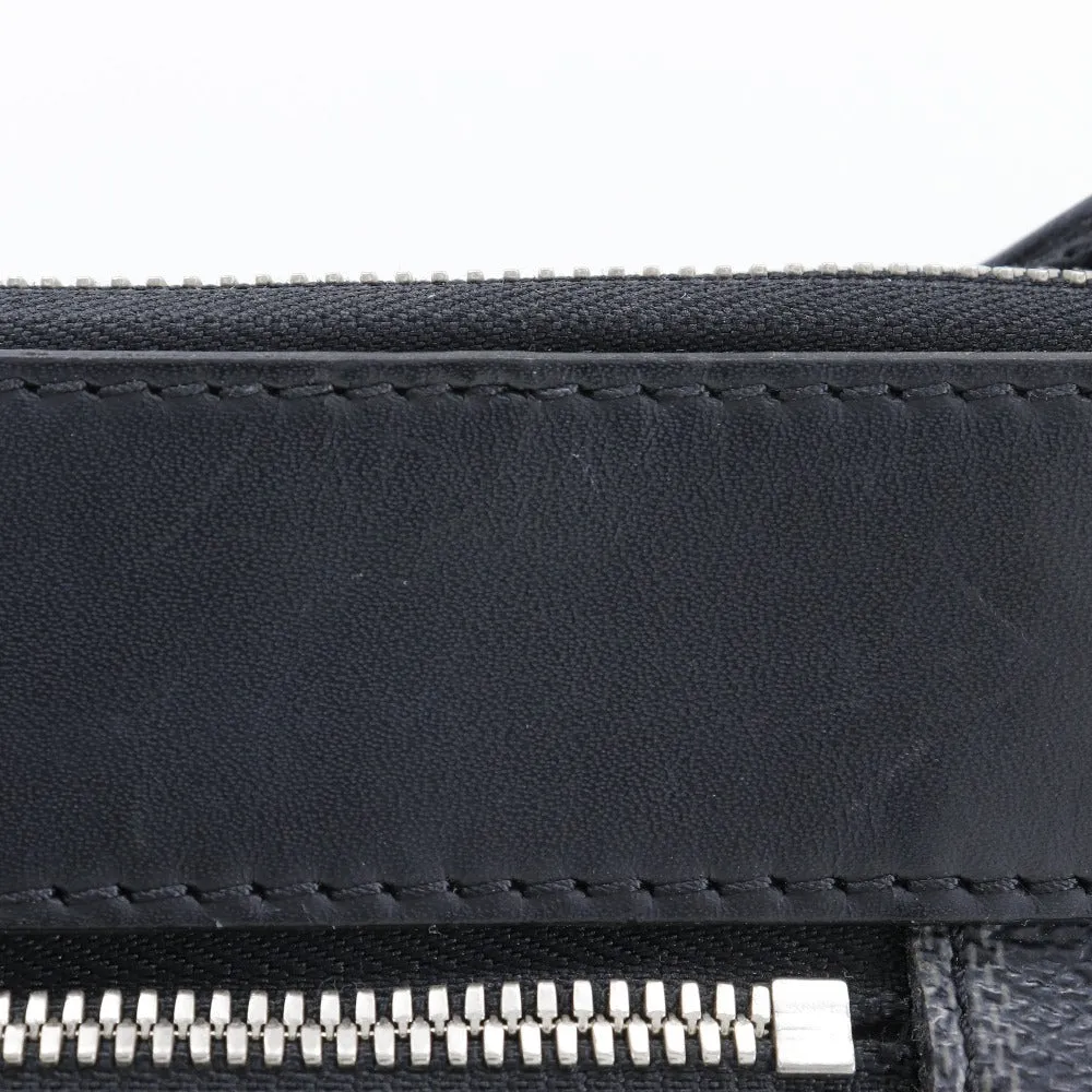 LOUIS VUITTON Shoulder Bag N40003 Damier Grafitto Canvas black Mick PM