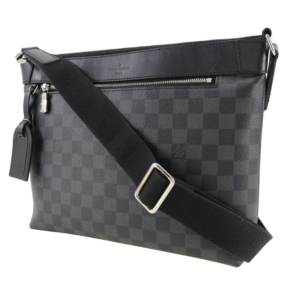 LOUIS VUITTON Shoulder Bag N40003 Damier Grafitto Canvas black Mick PM