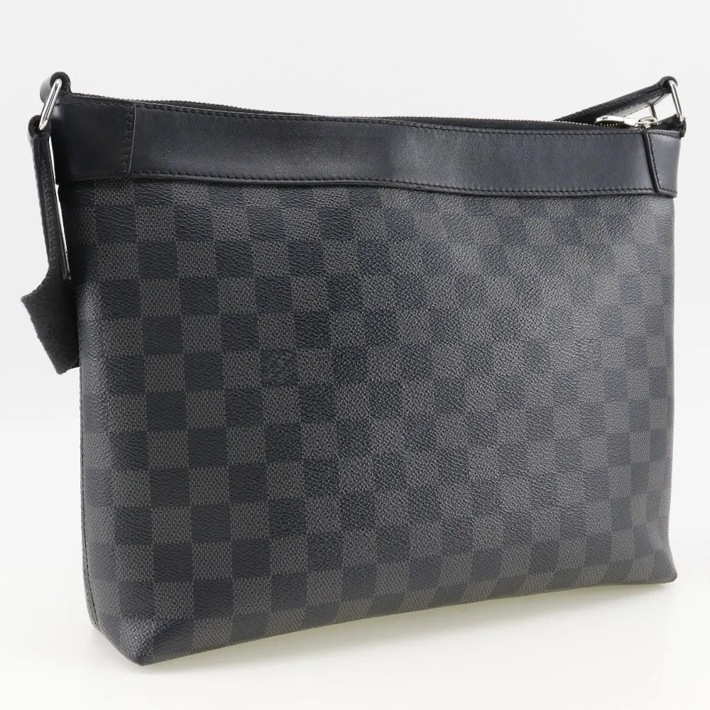 LOUIS VUITTON Shoulder Bag N40003 Damier Grafitto Canvas black Mick PM