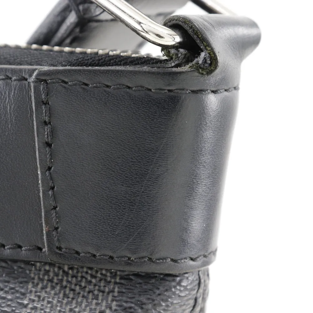 LOUIS VUITTON Shoulder Bag N40003 Damier Grafitto Canvas black Mick PM