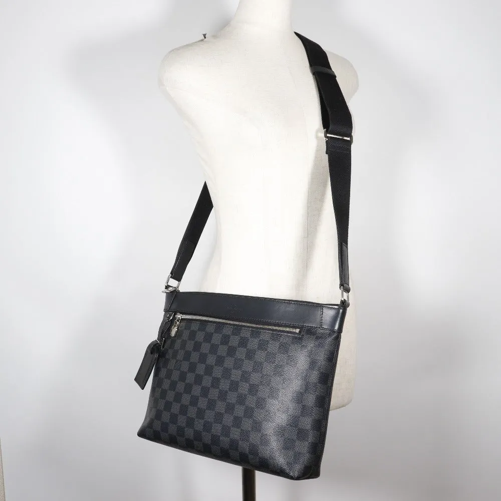 LOUIS VUITTON Shoulder Bag N40003 Damier Grafitto Canvas black Mick PM