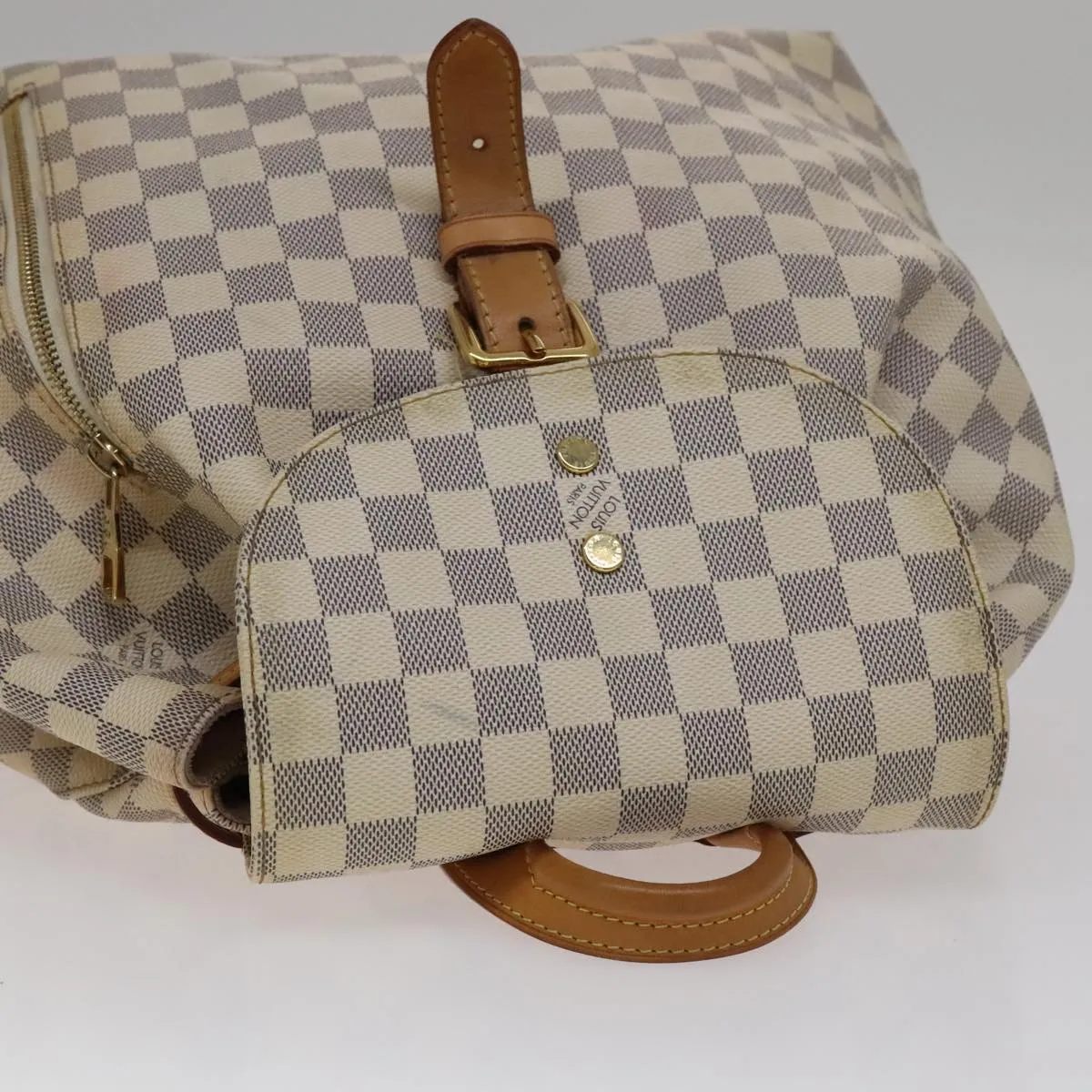 Louis Vuitton Sperone Backpack Beige Canvas Backpack Bag