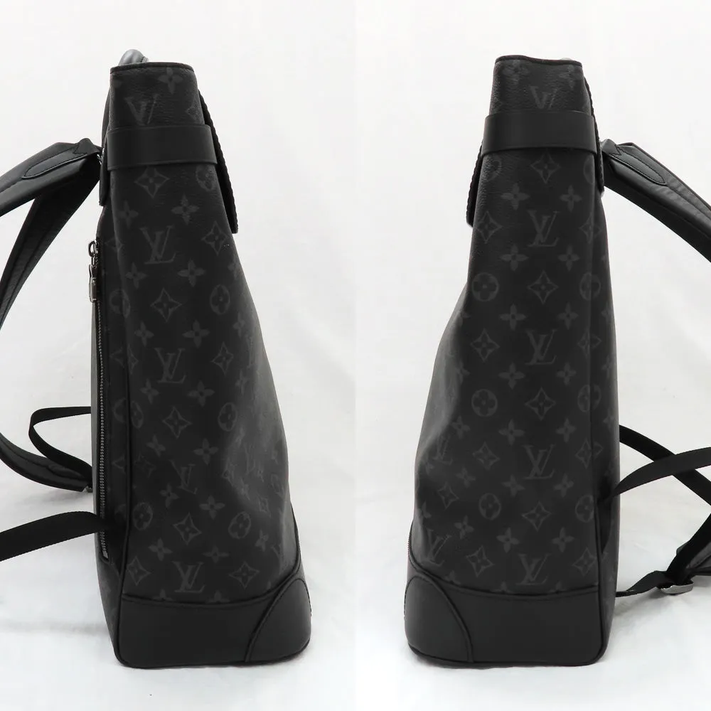 Louis Vuitton Steamer Backpack M44052 Monogram Eclipse Lounge Black Gr Leather   Beauty