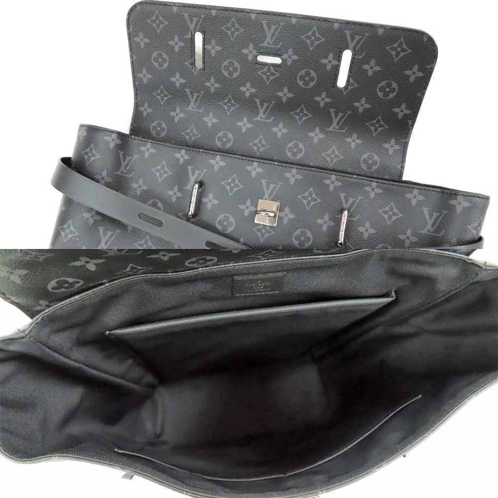 Louis Vuitton Steamer Backpack M44052 Monogram Eclipse Lounge Black Gr Leather   Beauty