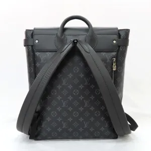 Louis Vuitton Steamer Backpack M44052 Monogram Eclipse Lounge Black Gr Leather   Beauty