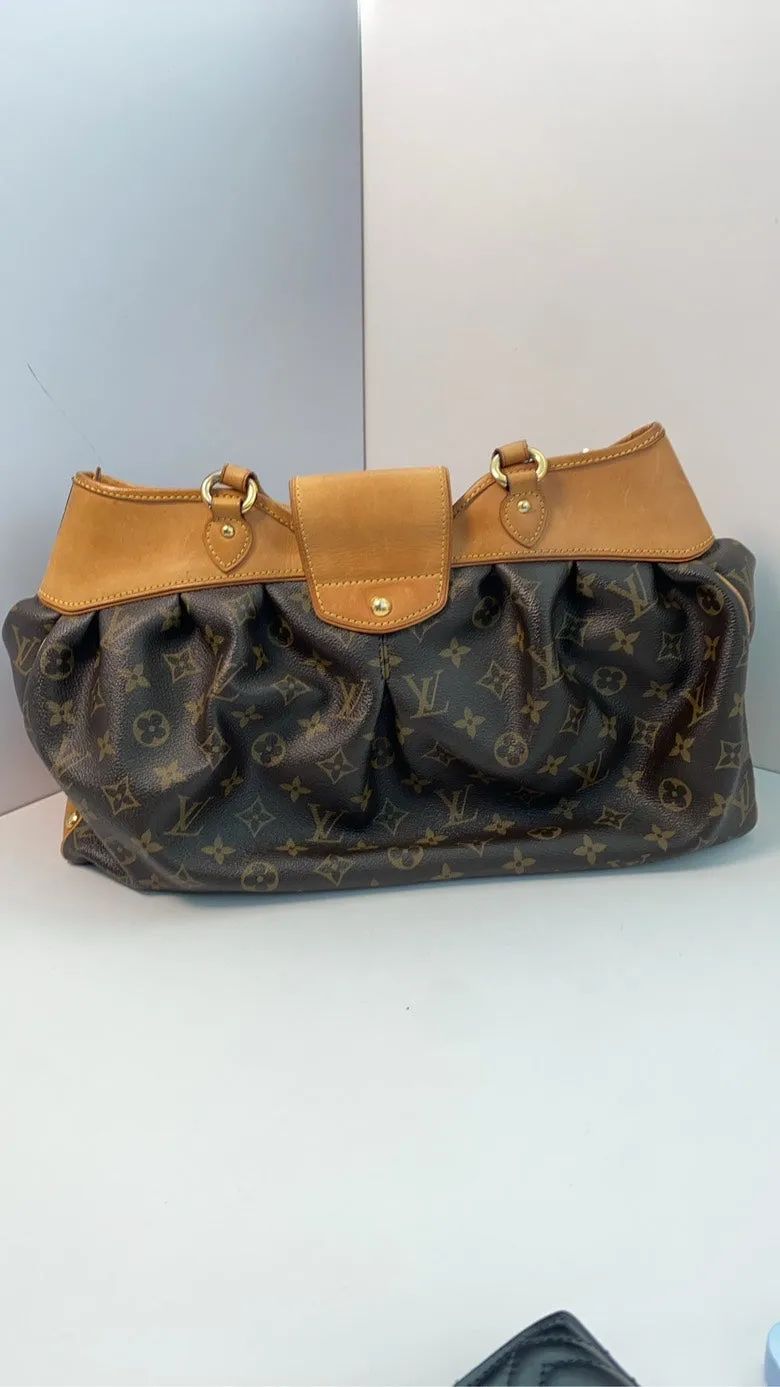 Louis Vuitton Tivoli Monogram Shoulder Bag in Brown Canvas