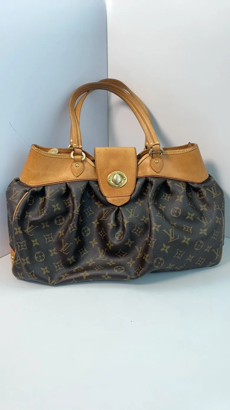 Louis Vuitton Tivoli Monogram Shoulder Bag in Brown Canvas