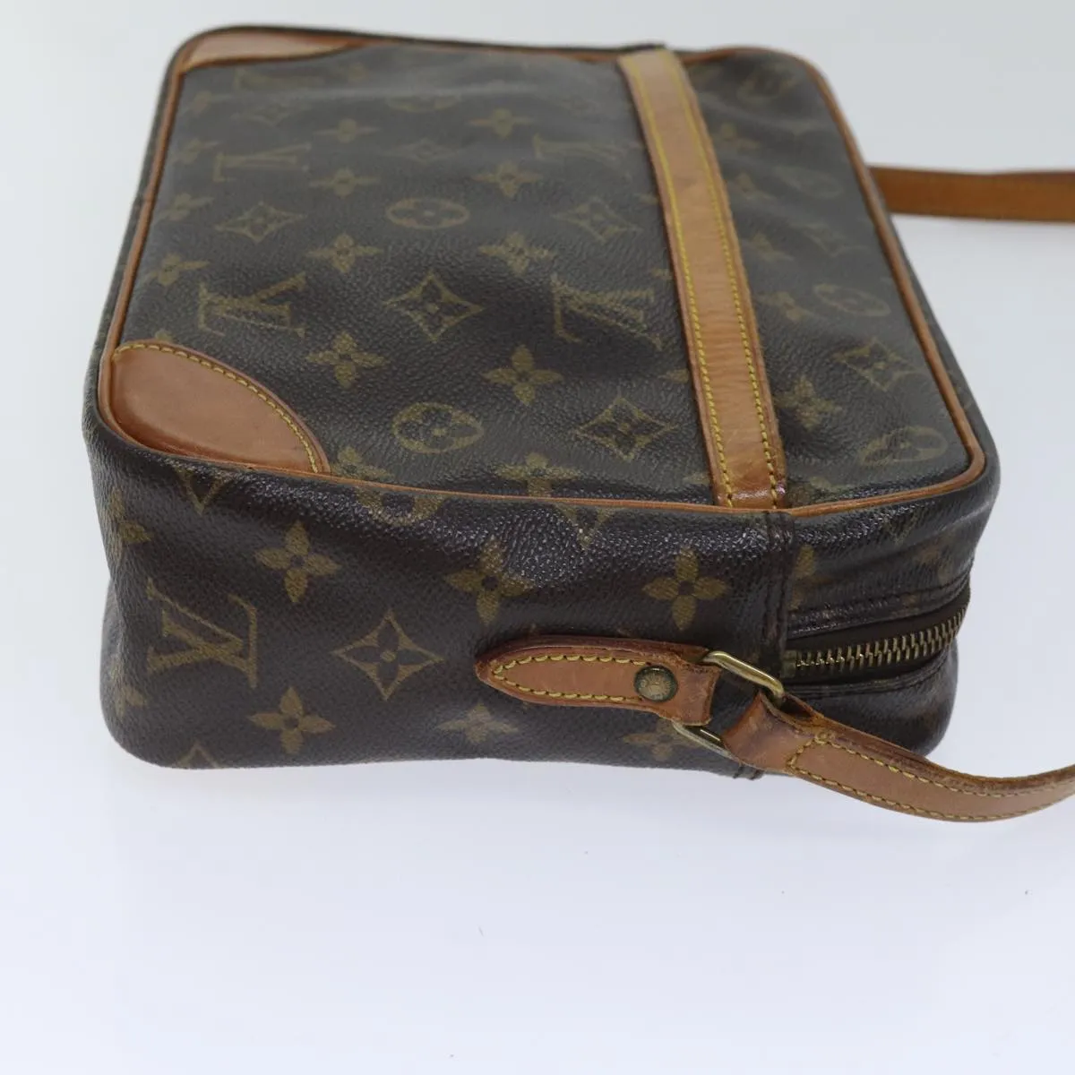Louis Vuitton Trocadro Brown Canvas Shoulder Bag