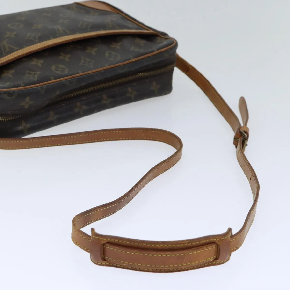 Louis Vuitton Trocadro Brown Canvas Shoulder Bag
