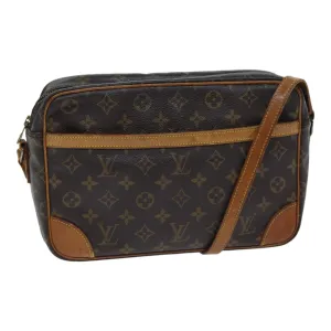 Louis Vuitton Trocadro Brown Canvas Shoulder Bag