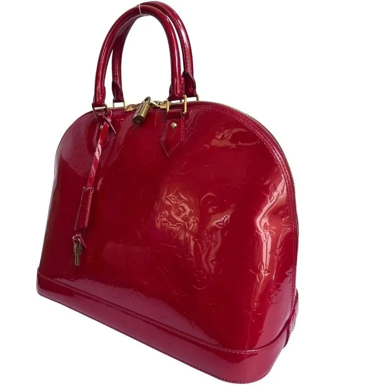 Louis Vuitton Vernis Alma MM Tote Bag