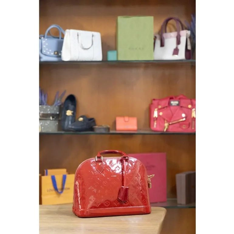 Louis Vuitton Vernis Alma MM Tote