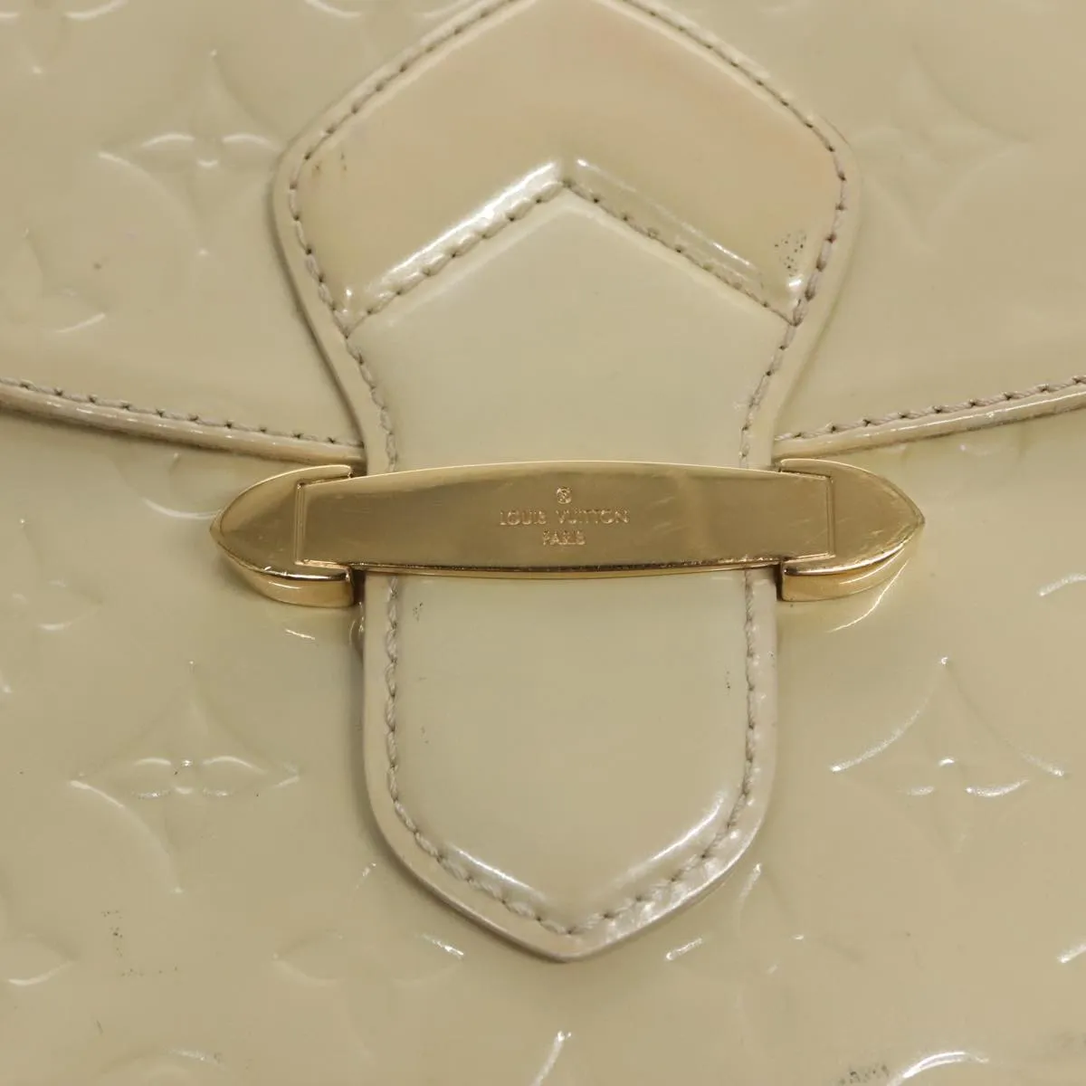 LOUIS VUITTON Vernis Bell Flower GM Shoulder Bag Broncorail M91706 105742