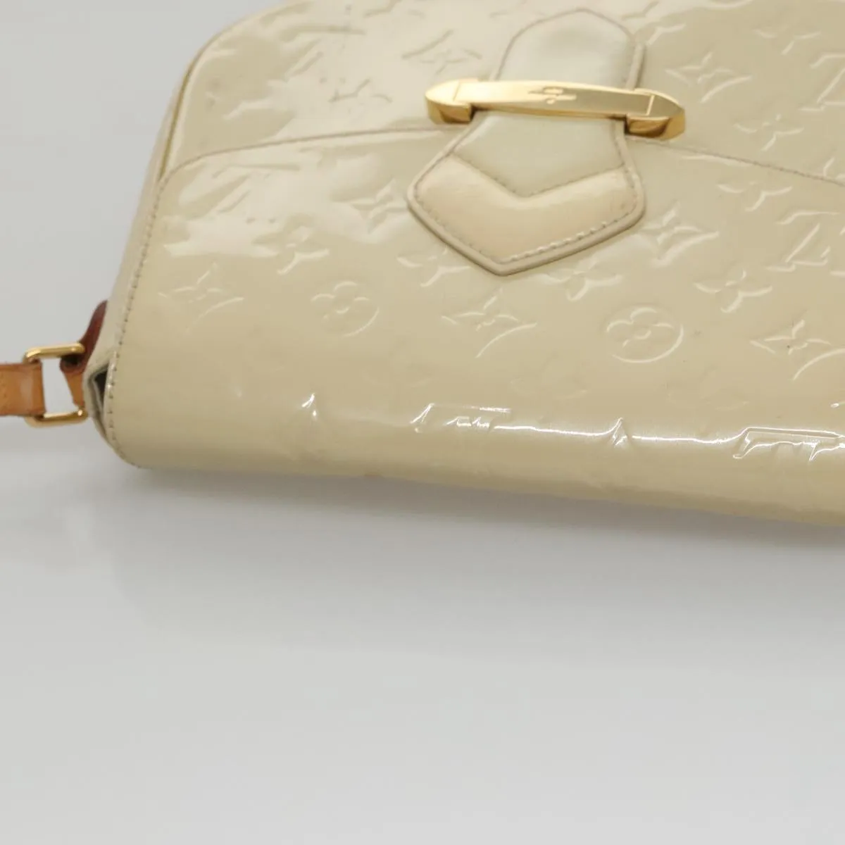 LOUIS VUITTON Vernis Bell Flower GM Shoulder Bag Broncorail M91706 105742