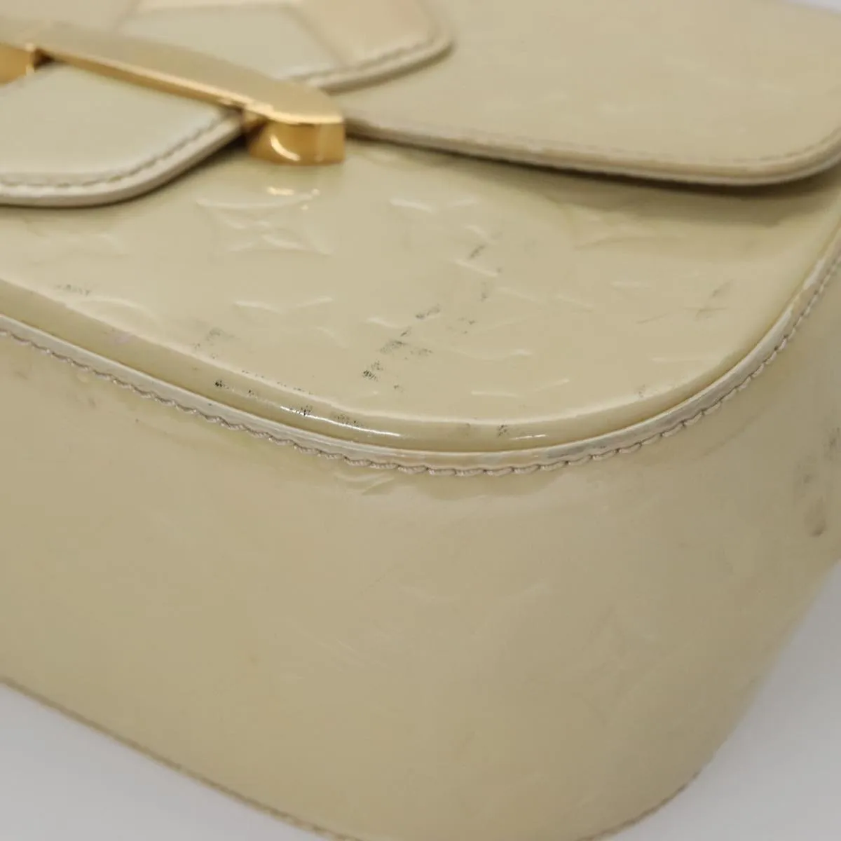 LOUIS VUITTON Vernis Bell Flower GM Shoulder Bag Broncorail M91706 105742