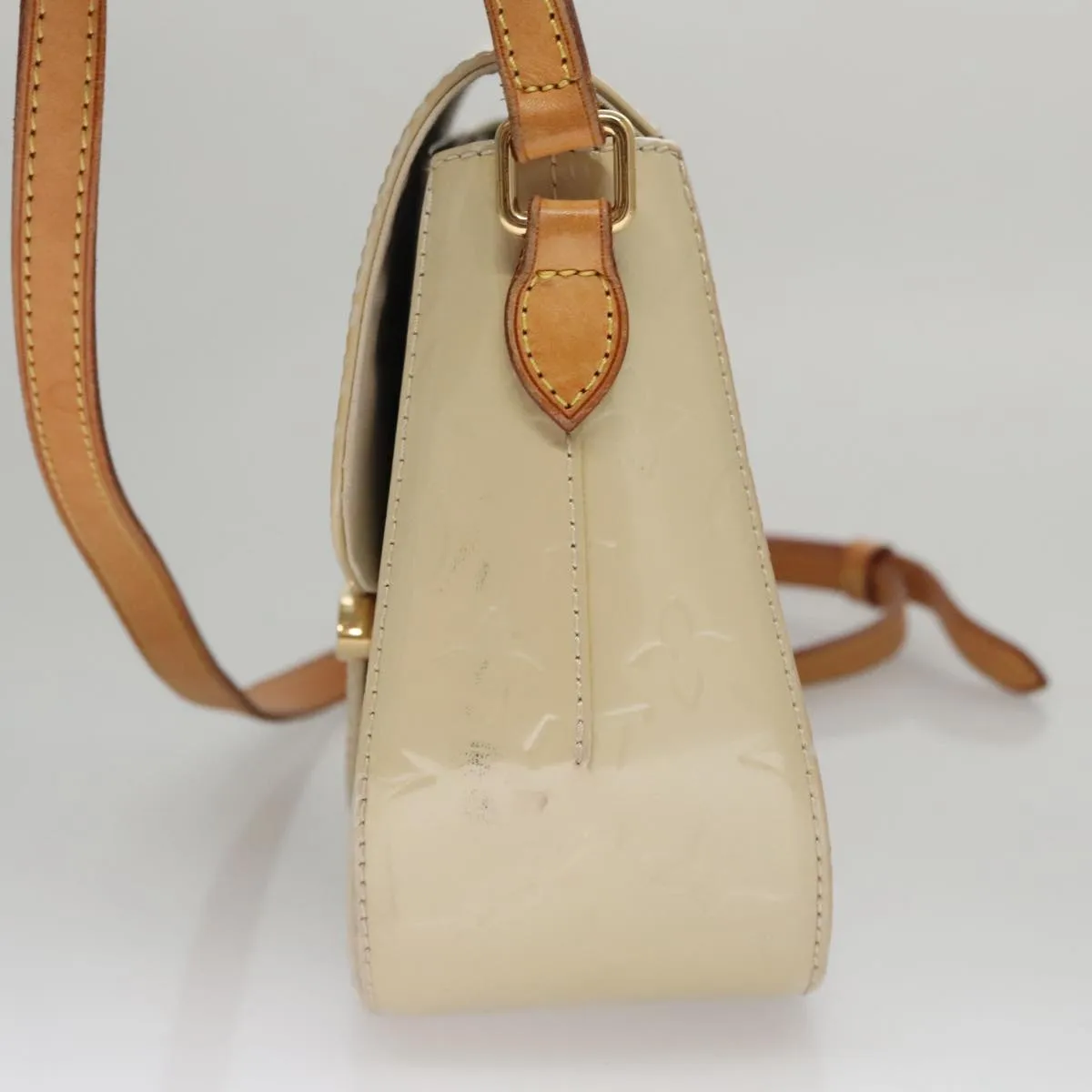 LOUIS VUITTON Vernis Bell Flower GM Shoulder Bag Broncorail M91706 105742