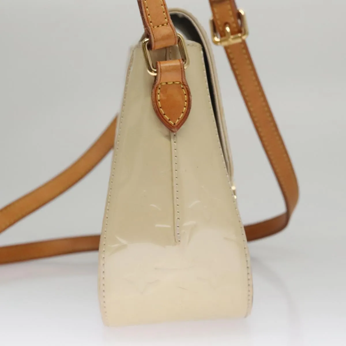 LOUIS VUITTON Vernis Bell Flower GM Shoulder Bag Broncorail M91706 105742