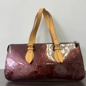 Louis Vuitton Vernis Monogram Brown Shoulder Bag Medium