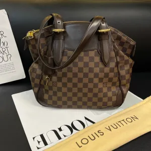 Louis Vuitton Verona Brown Checkered Shoulder Bag