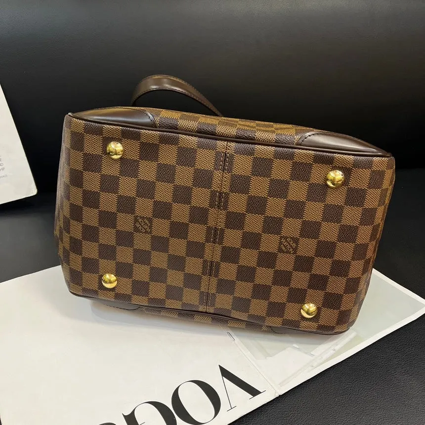 Louis Vuitton Verona Brown Checkered Shoulder Bag