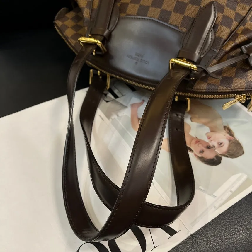Louis Vuitton Verona Brown Checkered Shoulder Bag