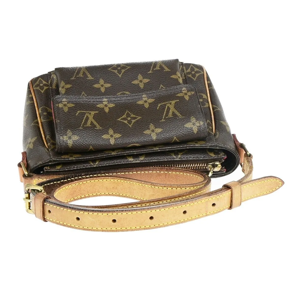 Louis Vuitton Viva Cit Brown Canvas Shoulder Bag