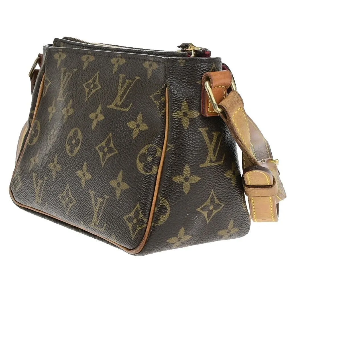 Louis Vuitton Viva Cit Brown Canvas Shoulder Bag