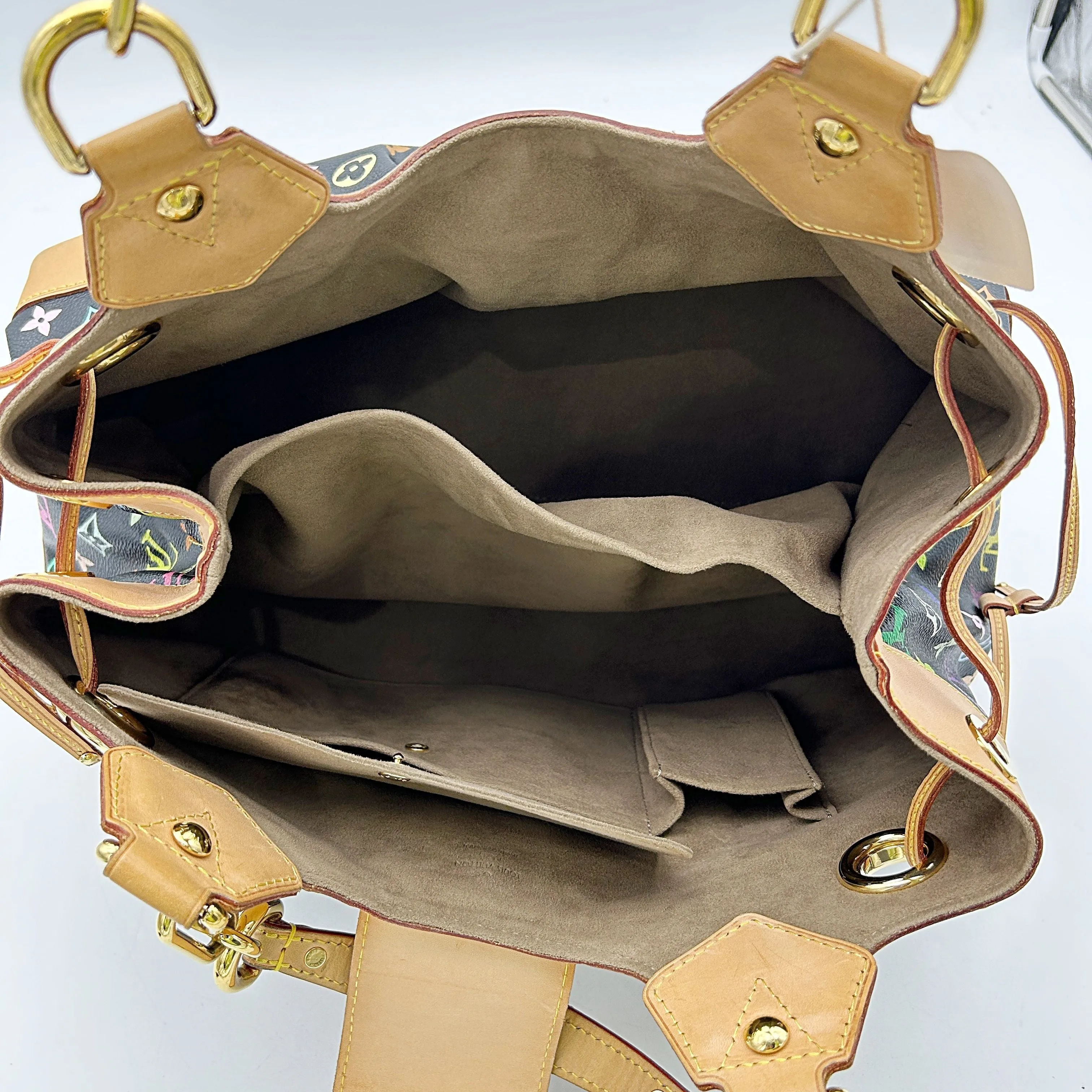 Louis Vuitton x Takashi Murakami Monogram Multicolore Ursula - Black Totes, Handbags B0303E3CCD