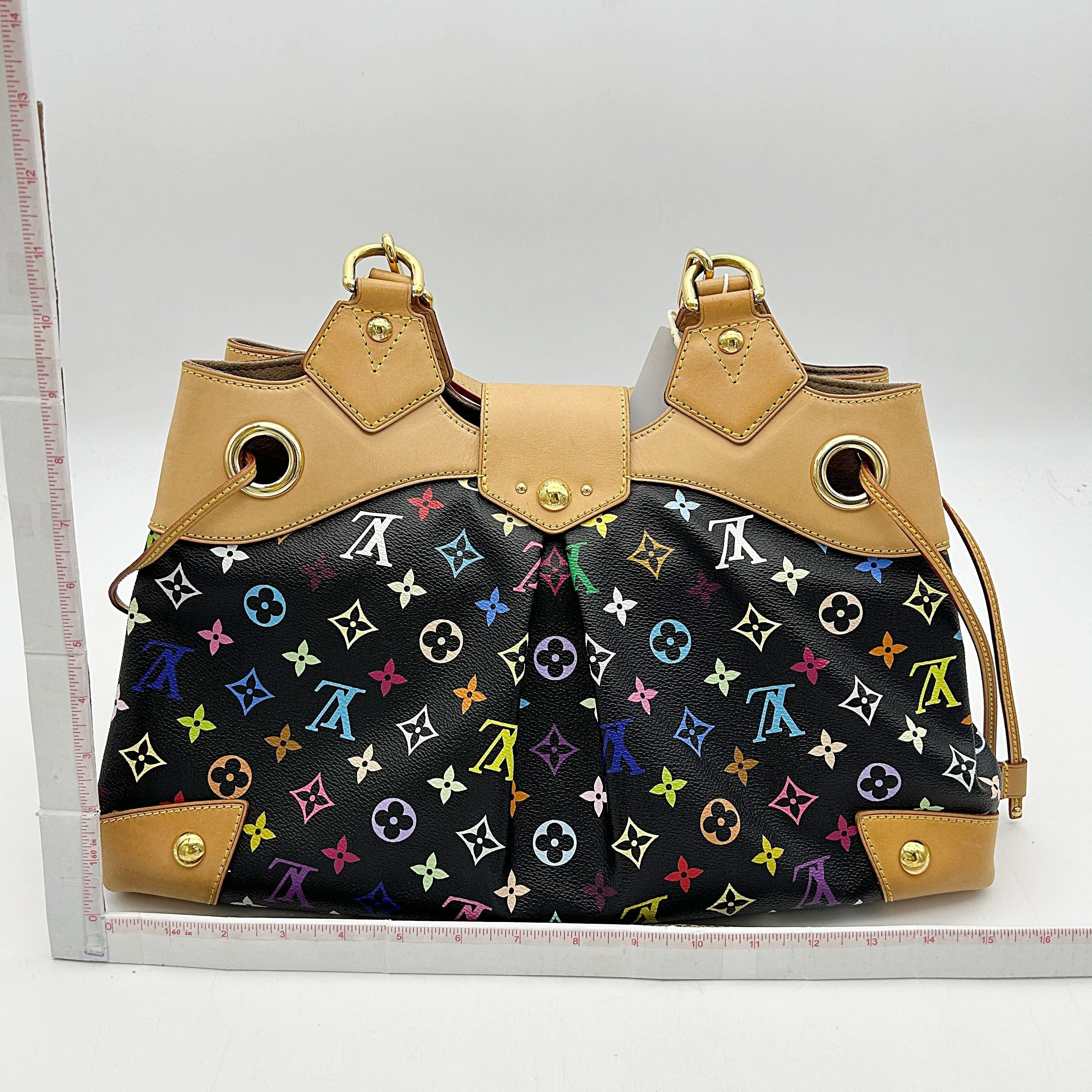 Louis Vuitton x Takashi Murakami Monogram Multicolore Ursula - Black Totes, Handbags B0303E3CCD