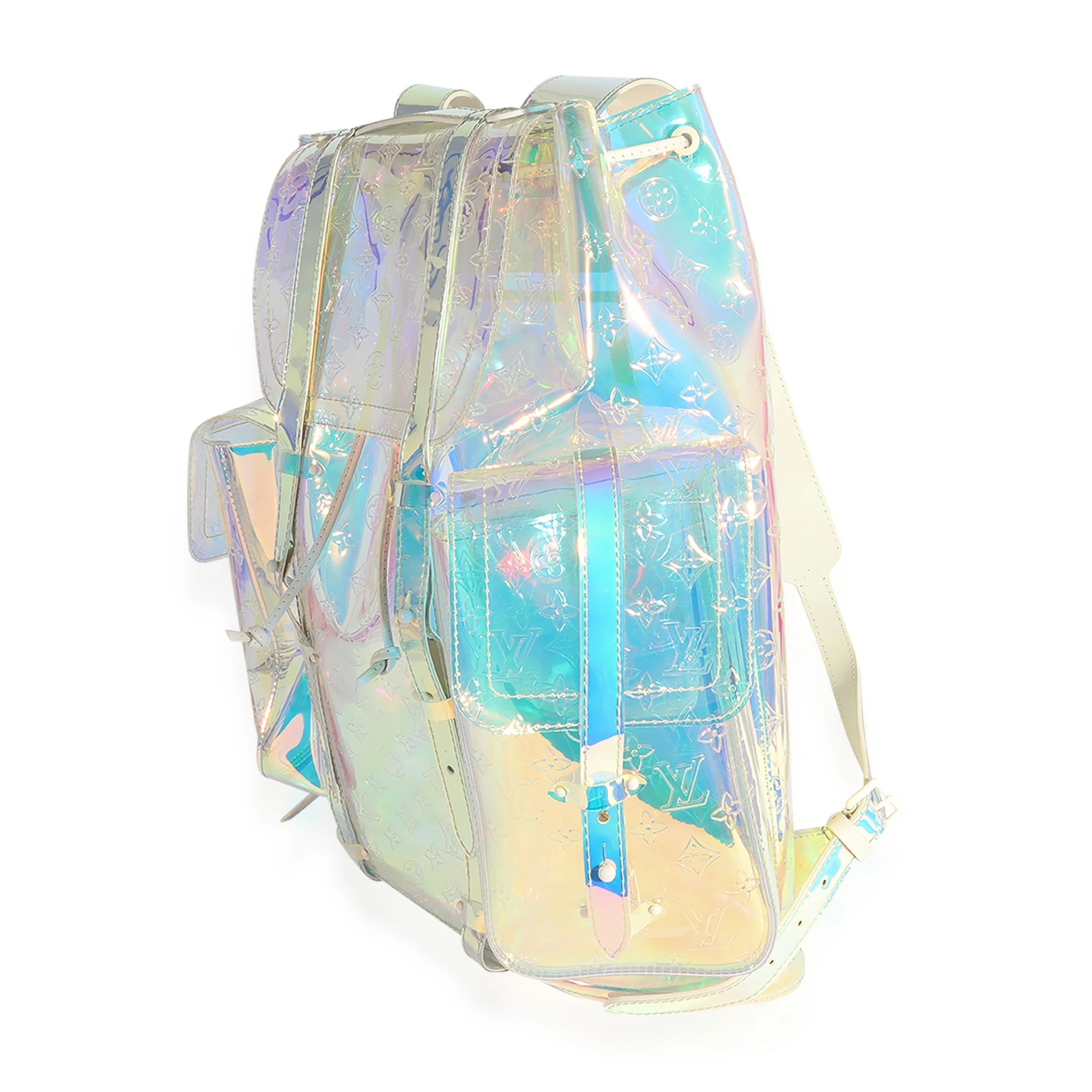 LOUIS VUITTON X Virgil Abloh PVC Prism Christopher Backpack