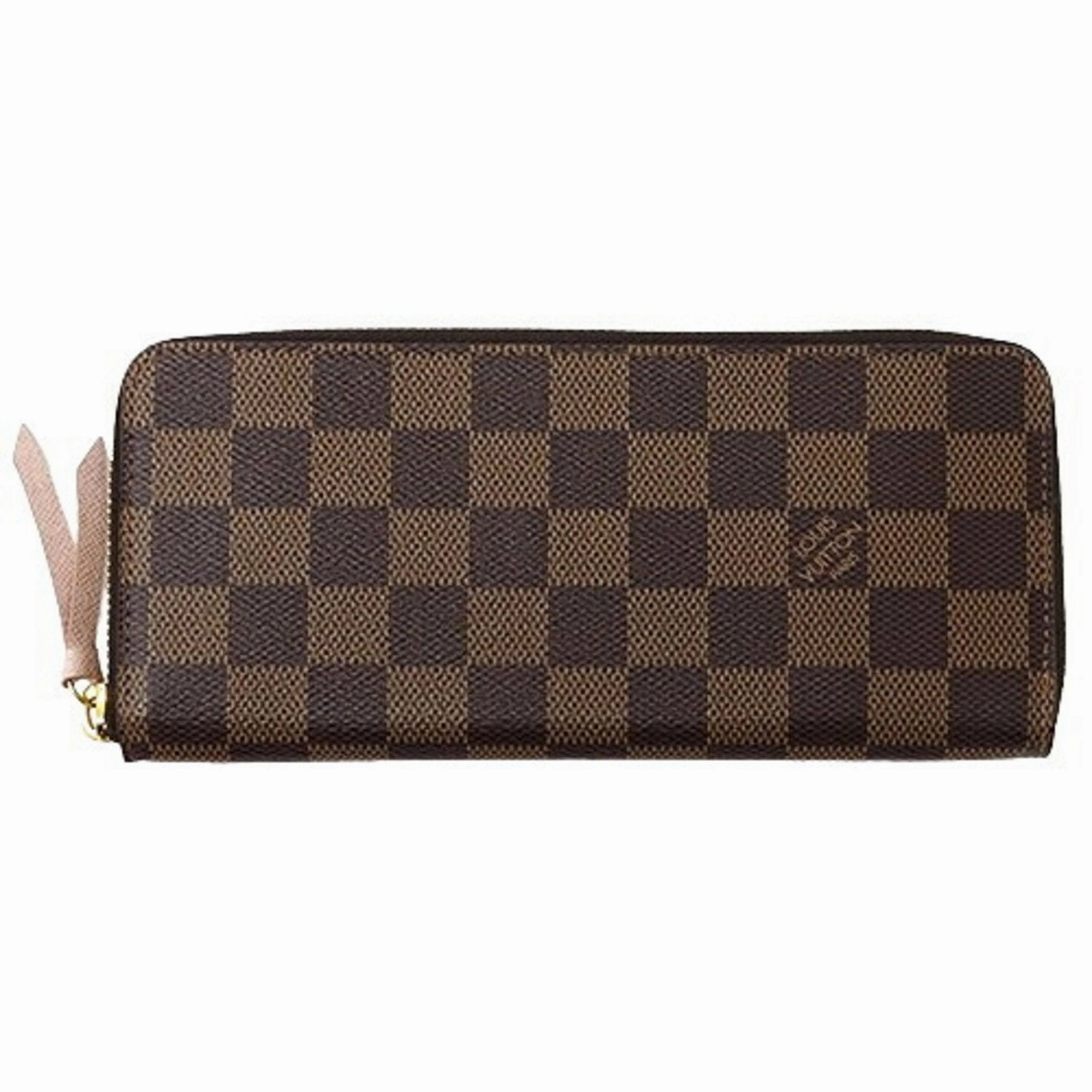 Louis Vuitton Damier Canvas Rose Ballerine Damier Canvas Long Wallet (Bi-Fold) (Pre-Owned)