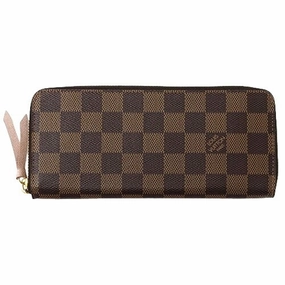Louis Vuitton Damier Canvas Rose Ballerine Damier Canvas Long Wallet (Bi-Fold) (Pre-Owned)