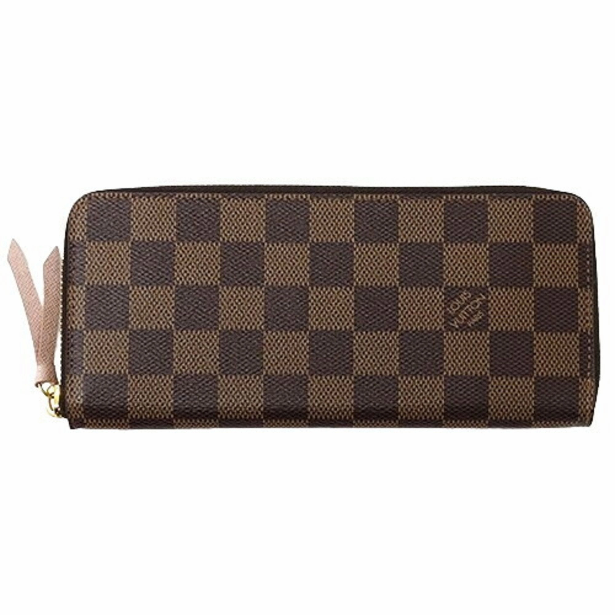 Louis Vuitton Damier Canvas Rose Ballerine Damier Canvas Long Wallet (Bi-Fold) (Pre-Owned)