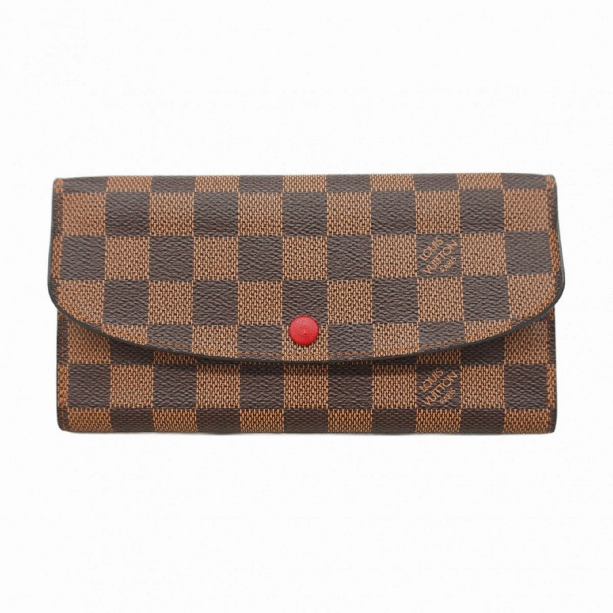 Louis Vuitton Ebene Rouge Long Wallet (Bi-Fold) (Pre-Owned)