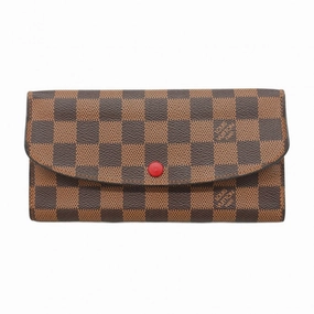 Louis Vuitton Ebene Rouge Long Wallet (Bi-Fold) (Pre-Owned)