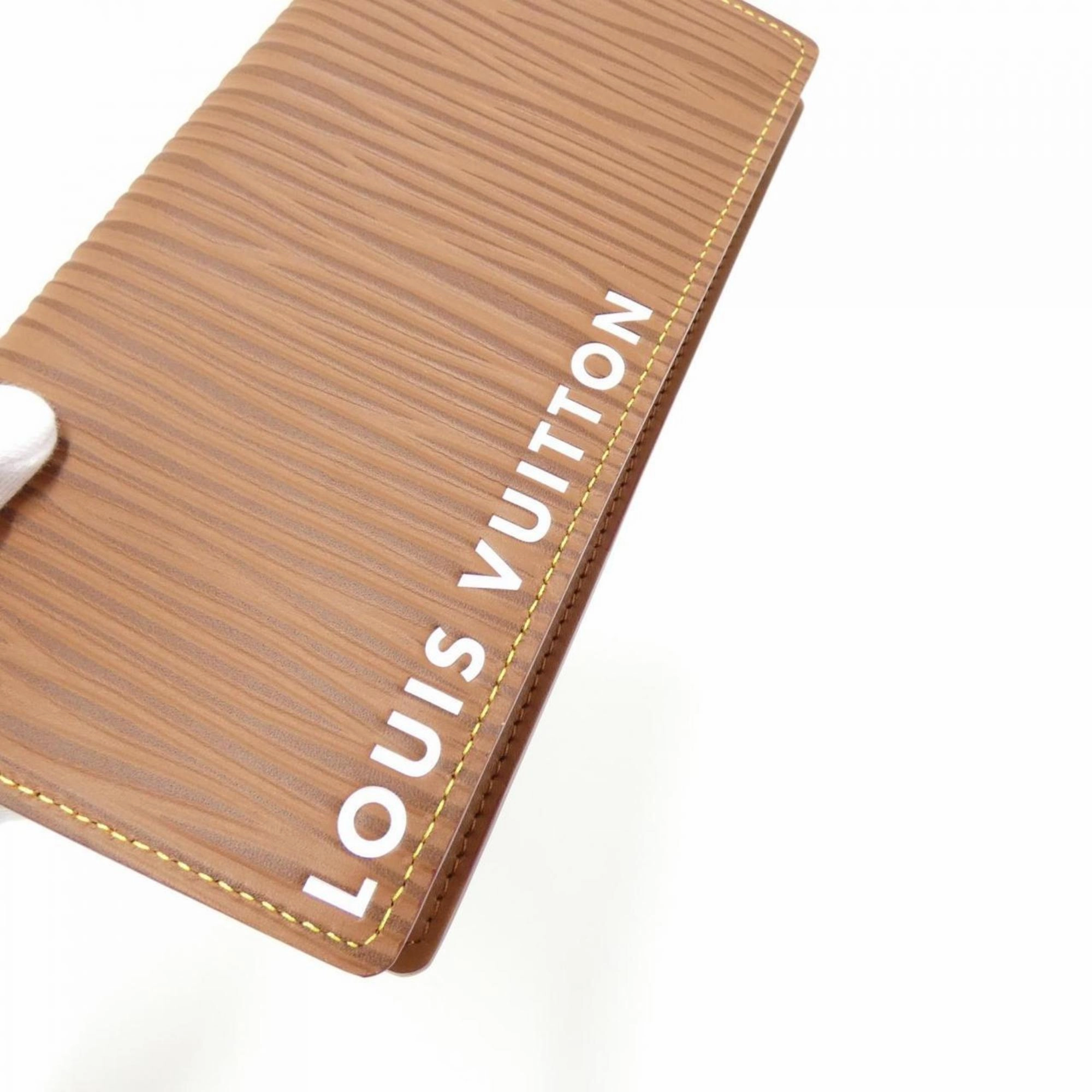 Louis Vuitton Leather Long Wallet (Bi-Fold) (Pre-Owned)