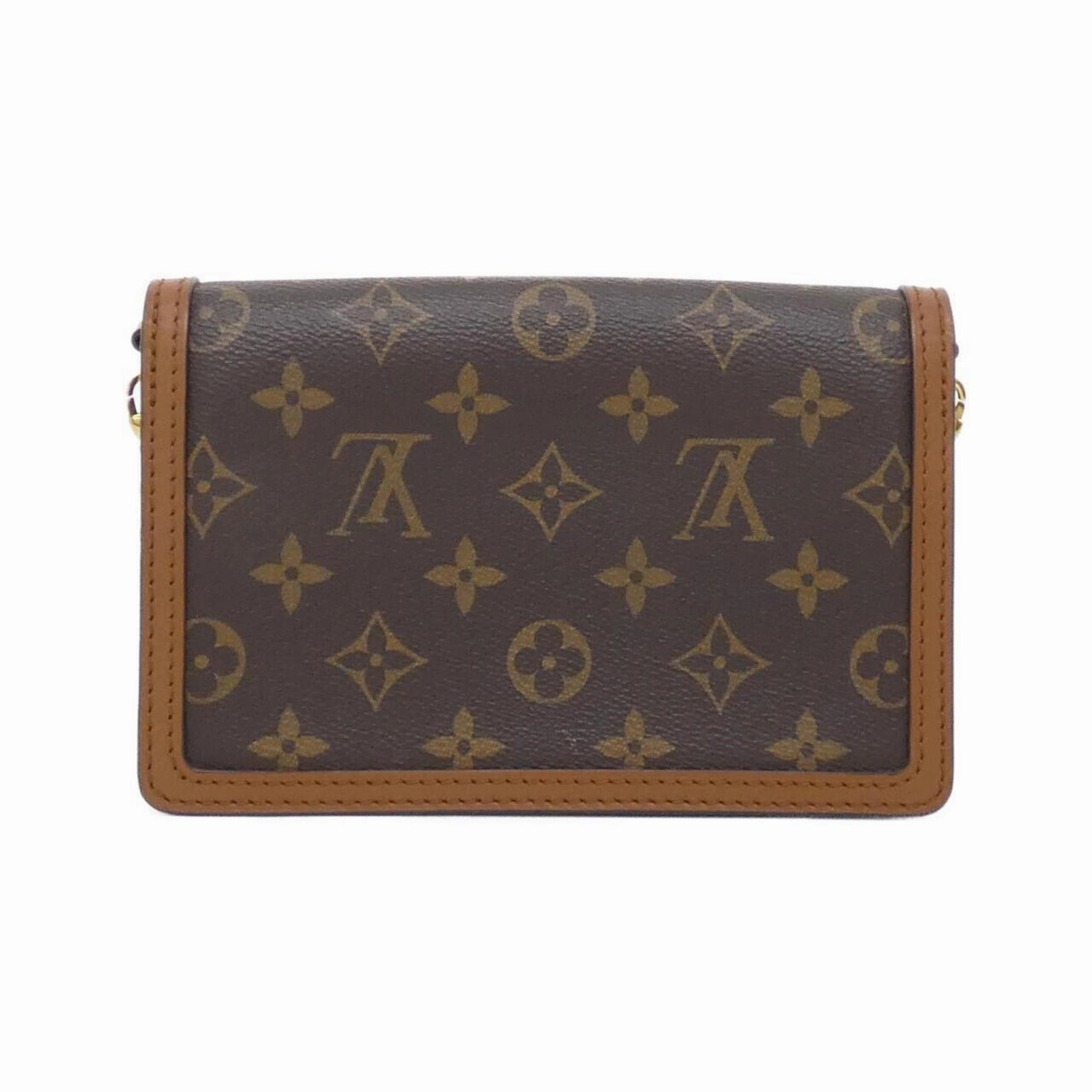 Louis Vuitton Monogram Coated Canvas Chain/Shoulder Wallet (Pre-Owned)