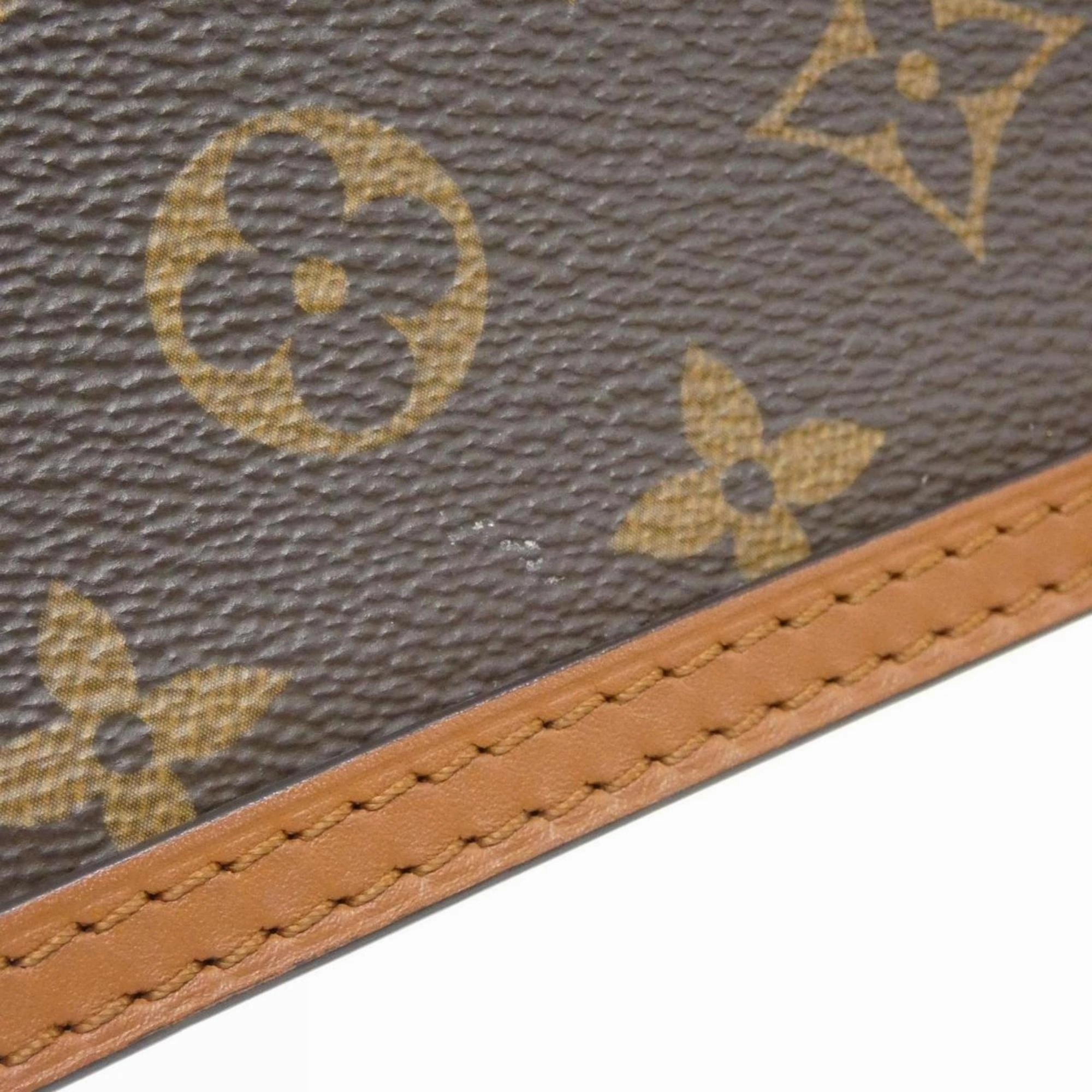 Louis Vuitton Monogram Coated Canvas Chain/Shoulder Wallet (Pre-Owned)