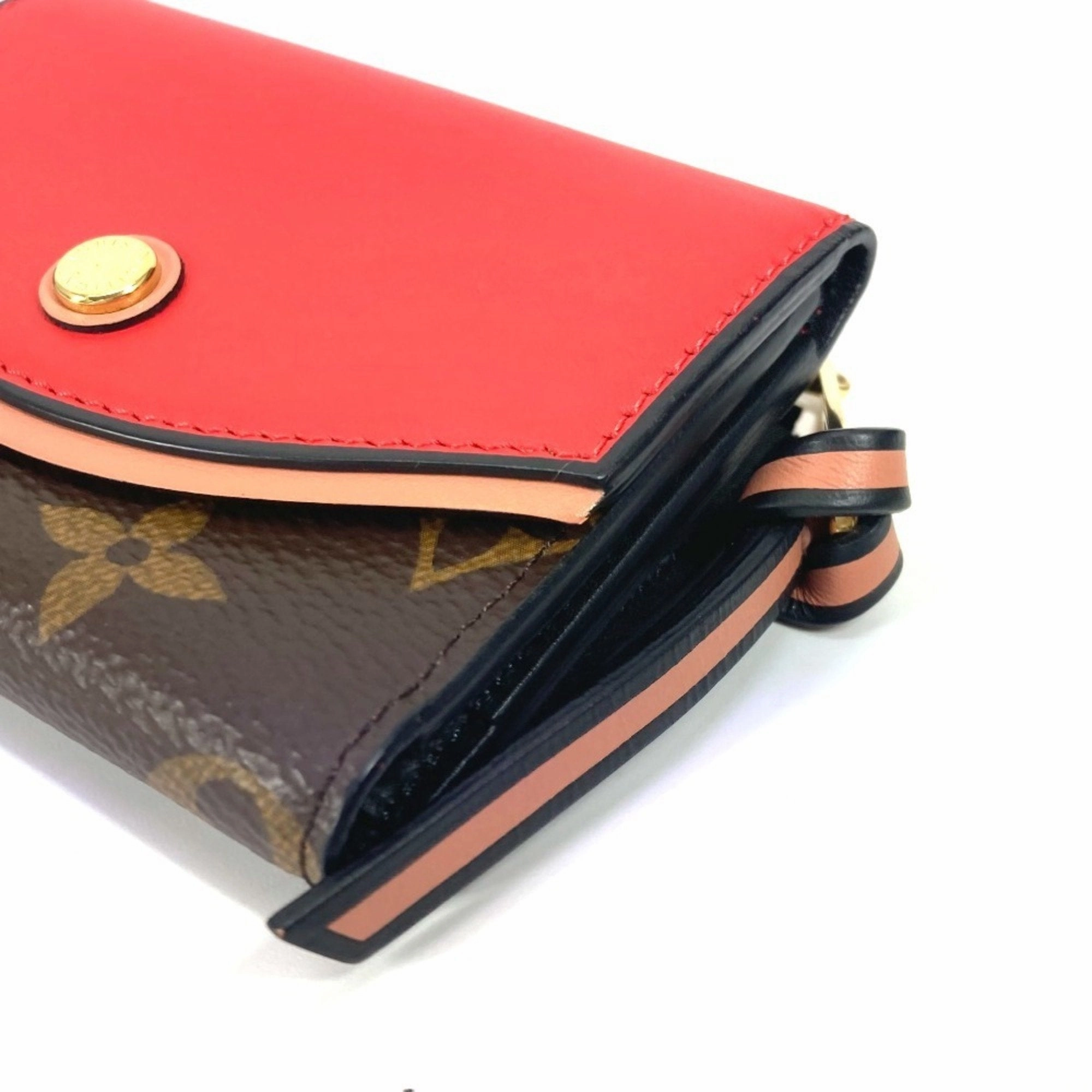 Louis Vuitton Monogram Color Monogram Leather Wallet (Tri-Fold) (Pre-Owned)