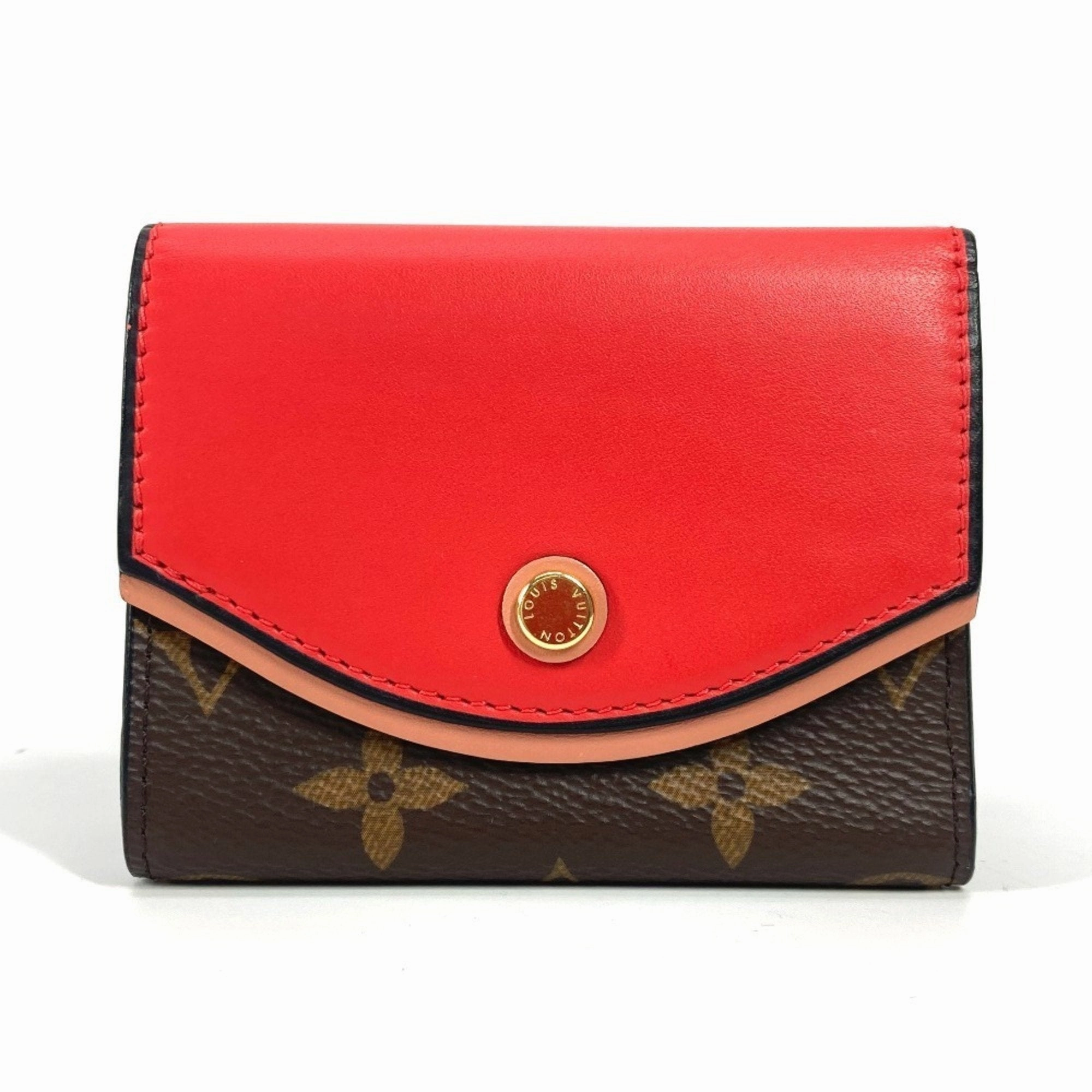 Louis Vuitton Monogram Color Monogram Leather Wallet (Tri-Fold) (Pre-Owned)