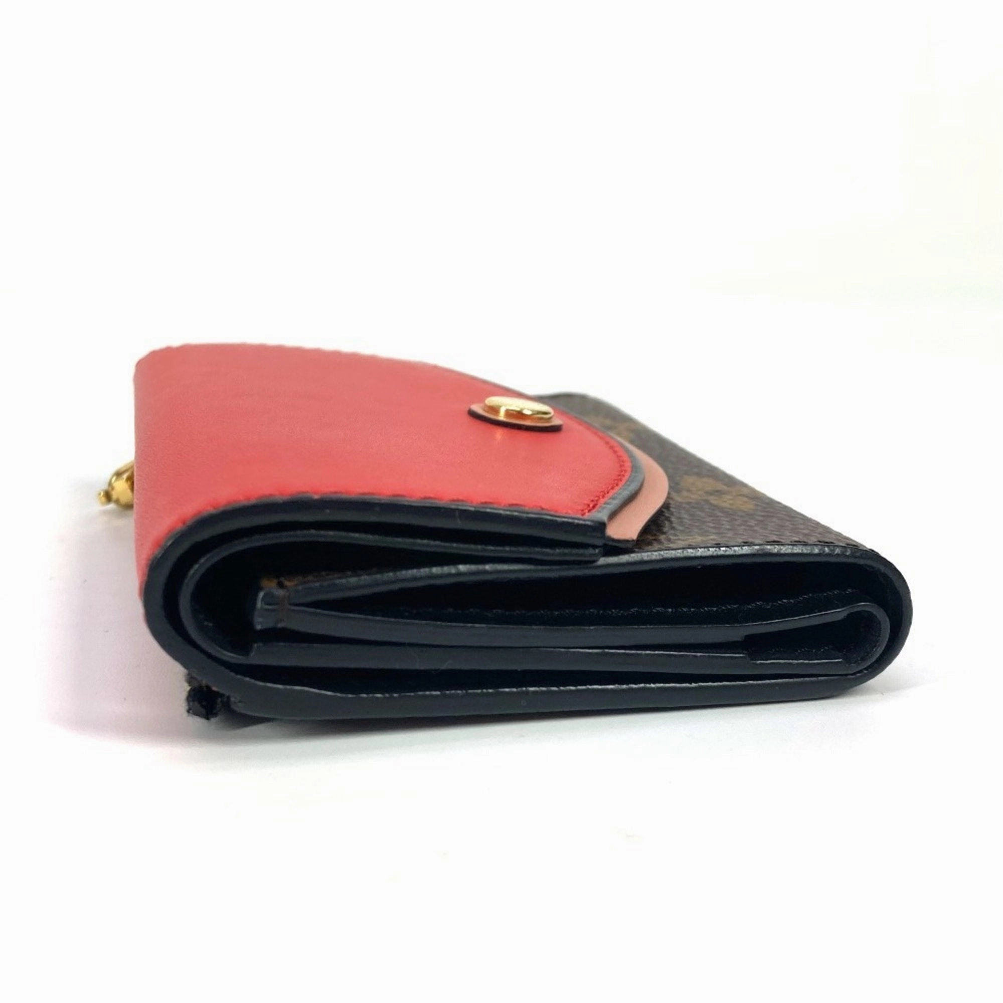 Louis Vuitton Monogram Color Monogram Leather Wallet (Tri-Fold) (Pre-Owned)
