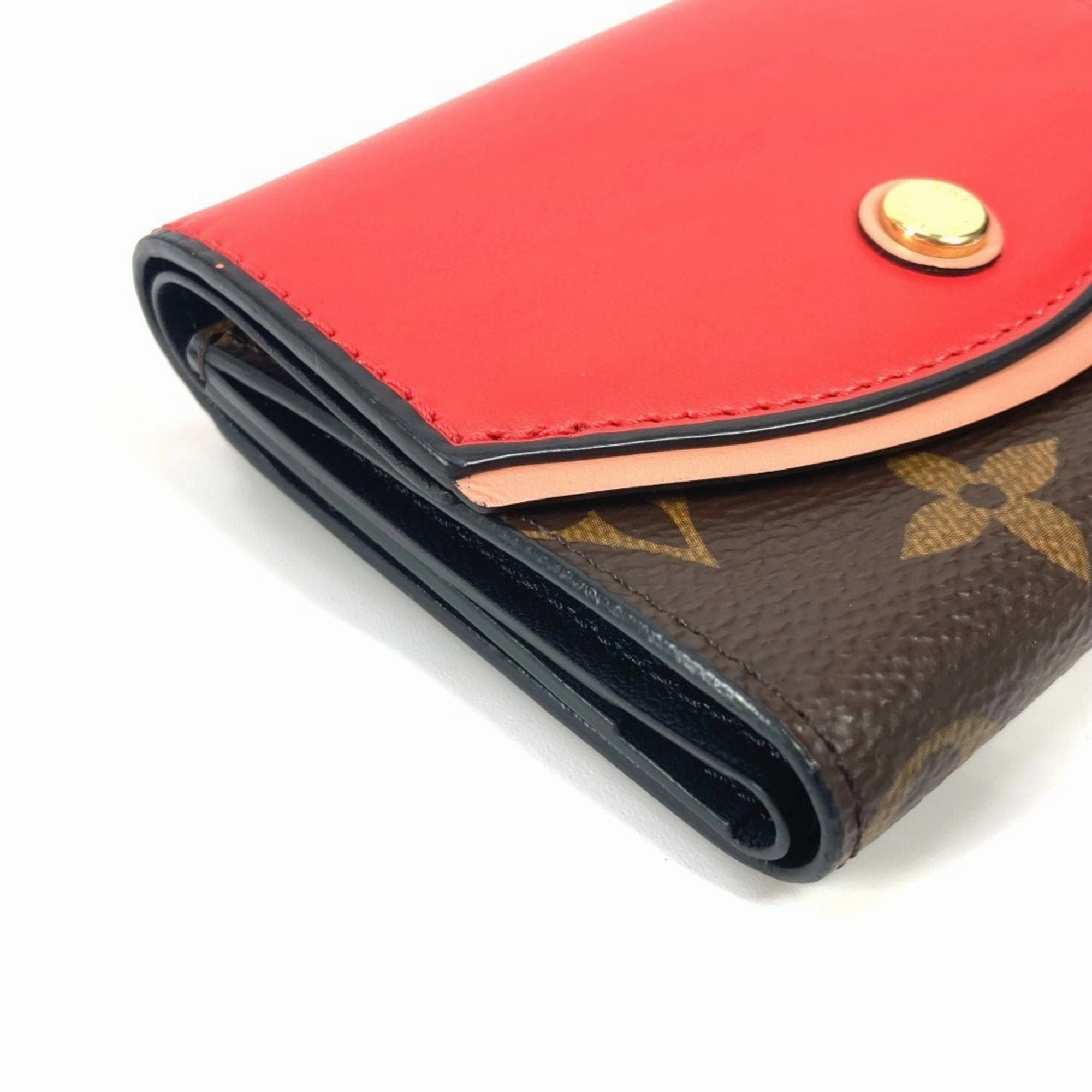Louis Vuitton Monogram Color Monogram Leather Wallet (Tri-Fold) (Pre-Owned)