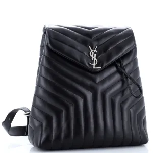 LouLou Backpack Matelasse Chevron Leather Medium