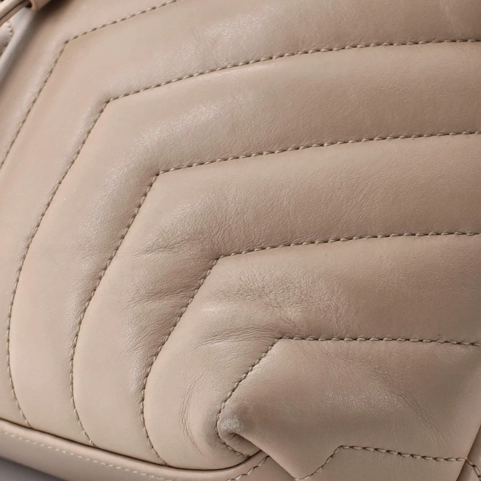 LouLou Backpack Matelasse Chevron Leather Small