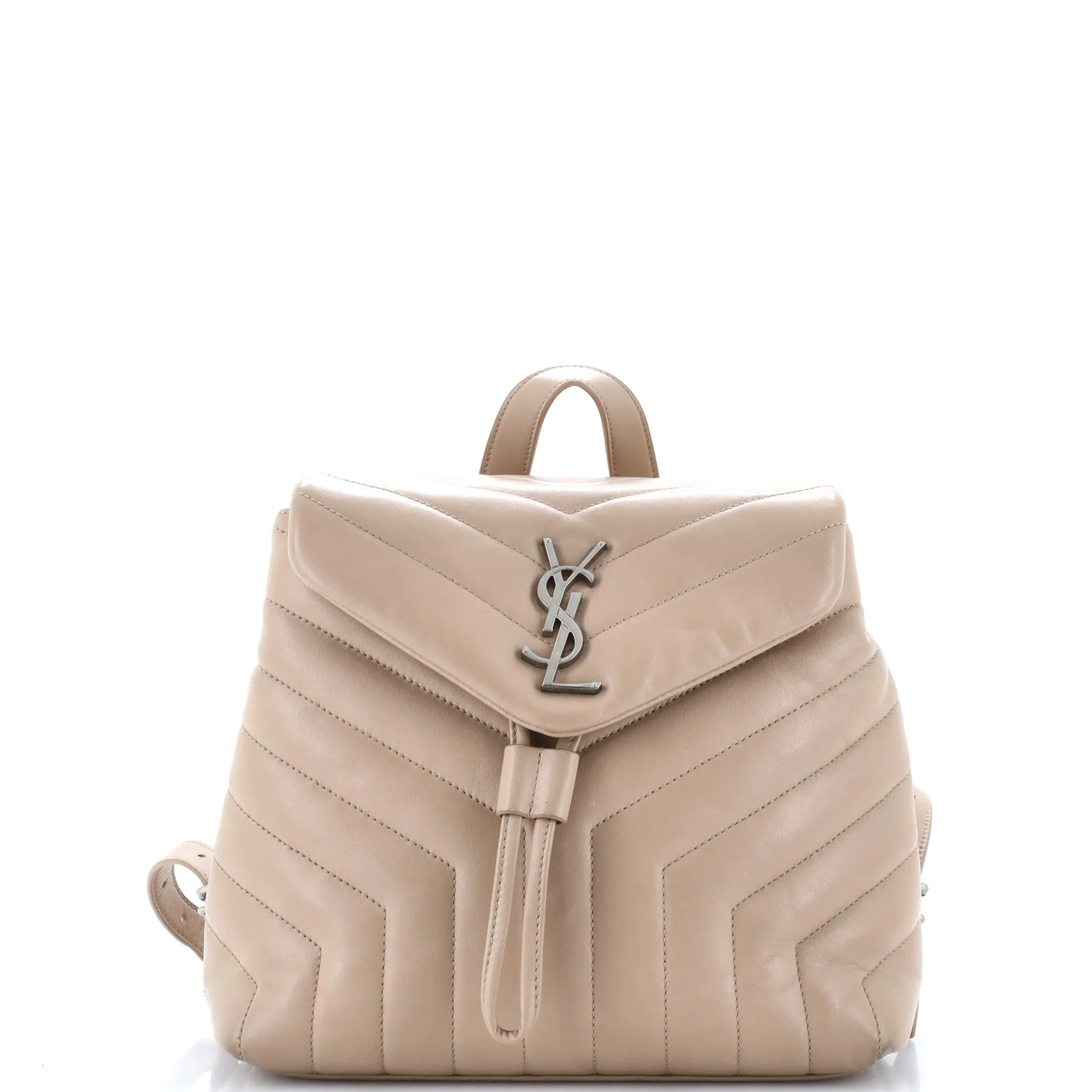 LouLou Backpack Matelasse Chevron Leather Small