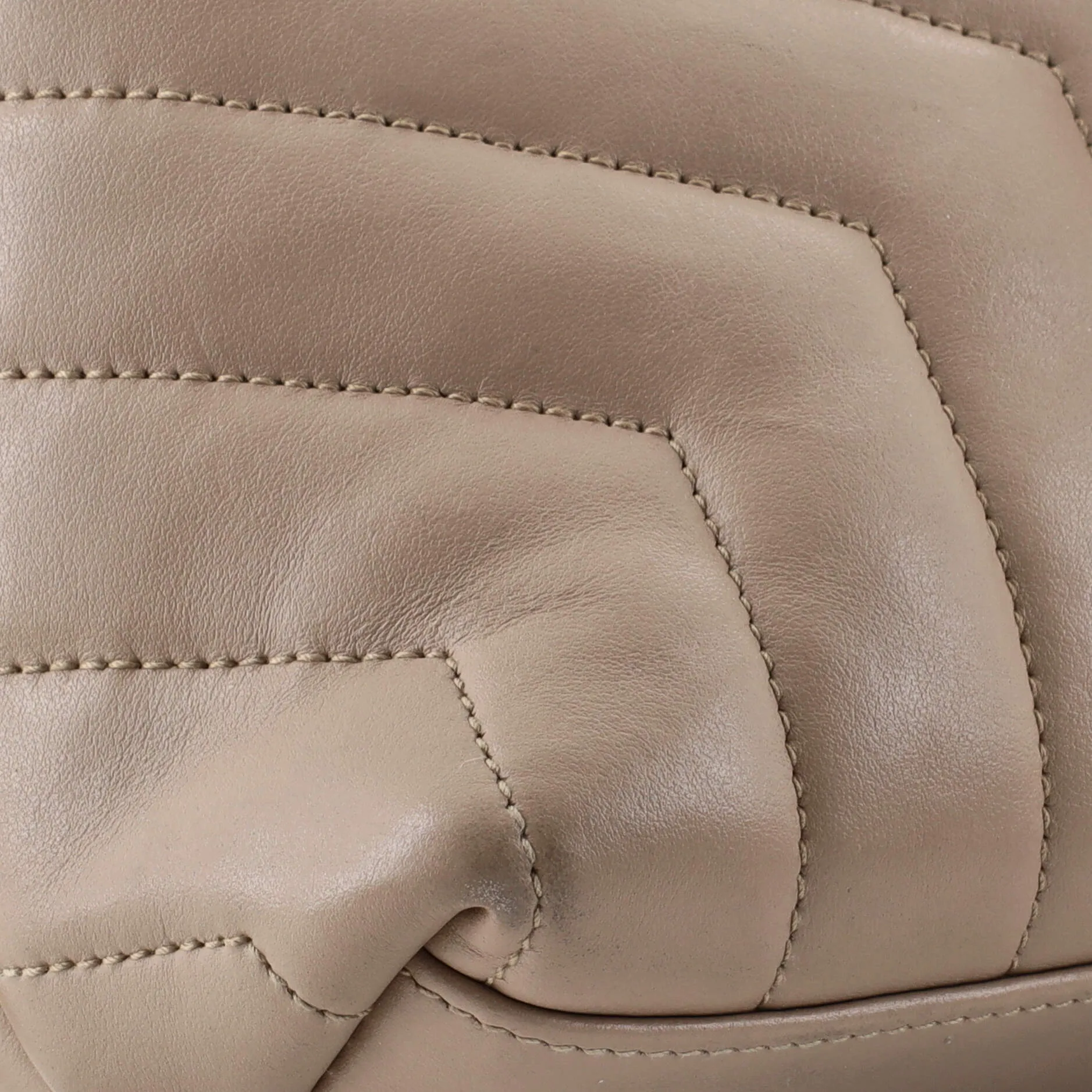 LouLou Backpack Matelasse Chevron Leather Small