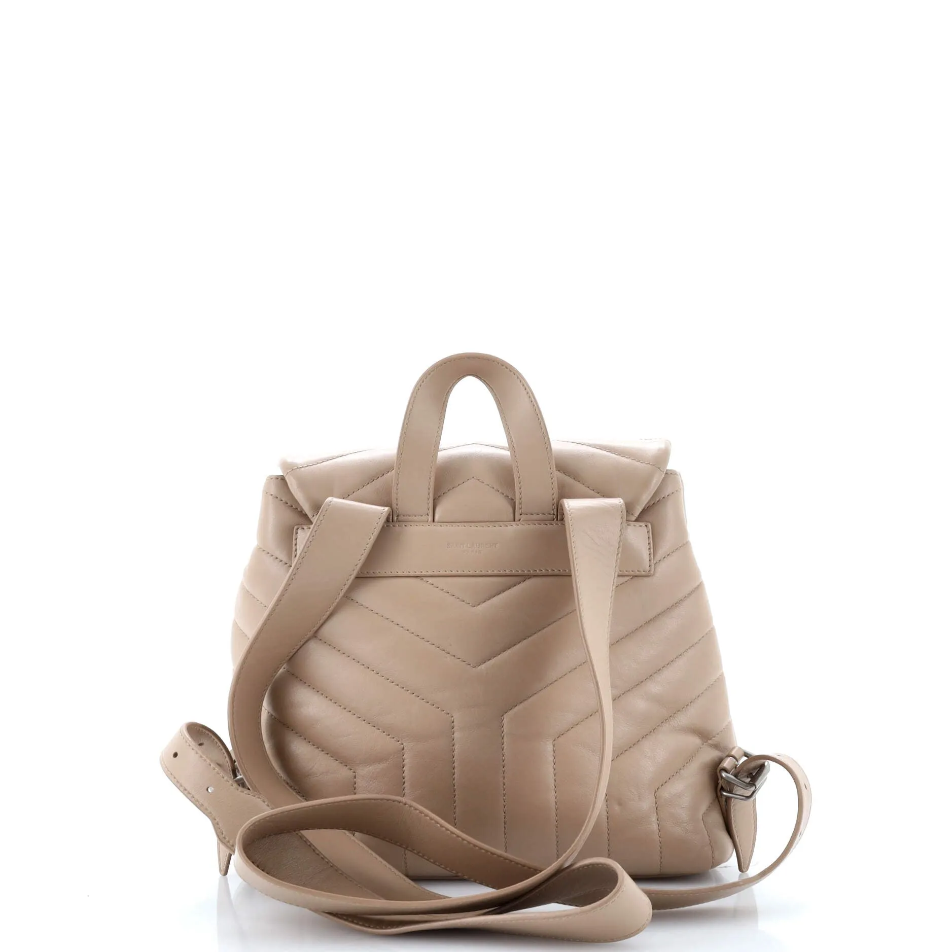 LouLou Backpack Matelasse Chevron Leather Small