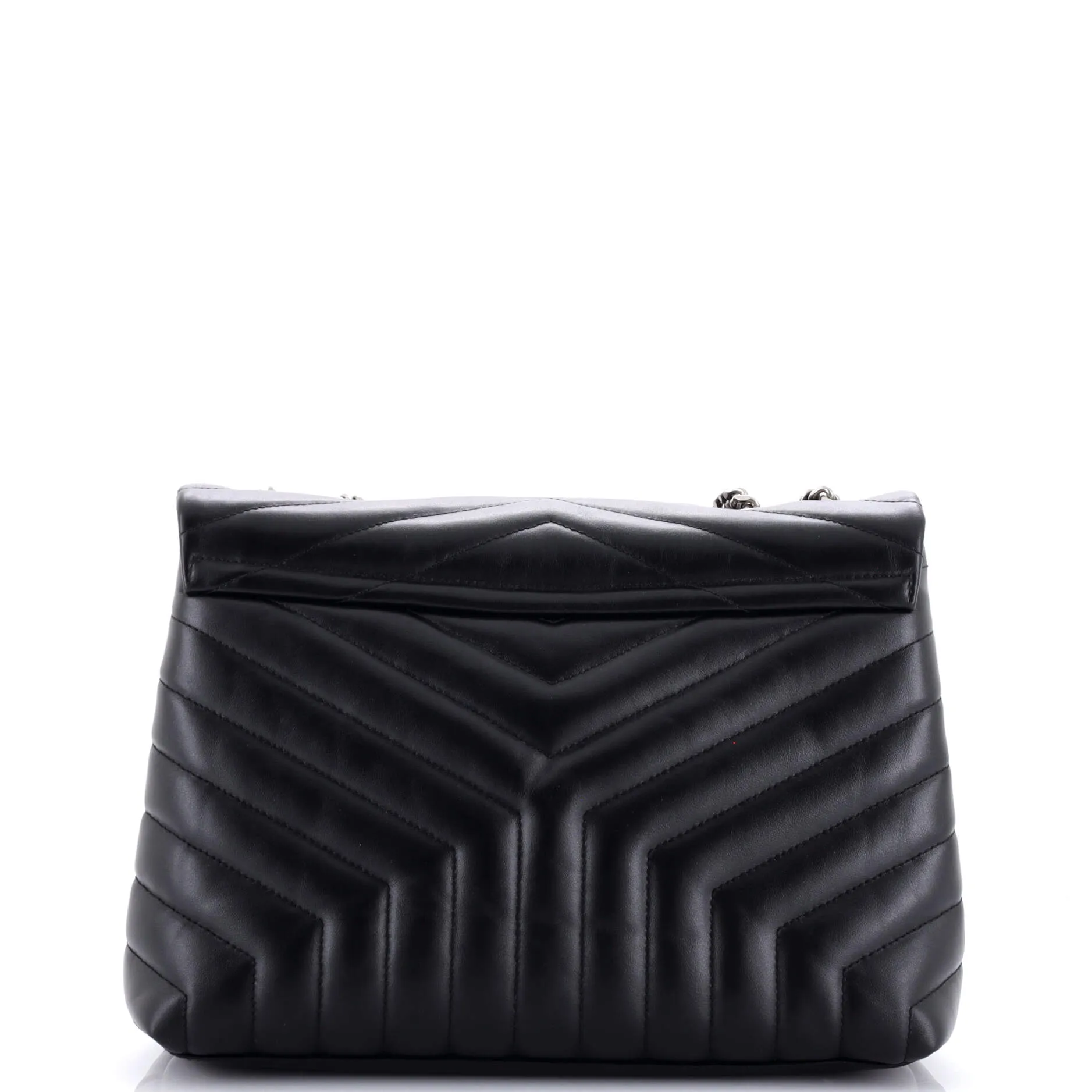 Loulou Shoulder Bag Matelasse Chevron Leather Medium