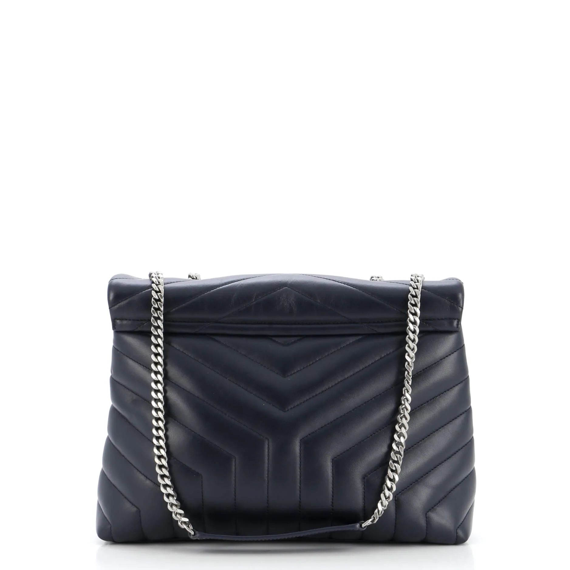 Loulou Shoulder Bag Matelasse Chevron Leather Medium