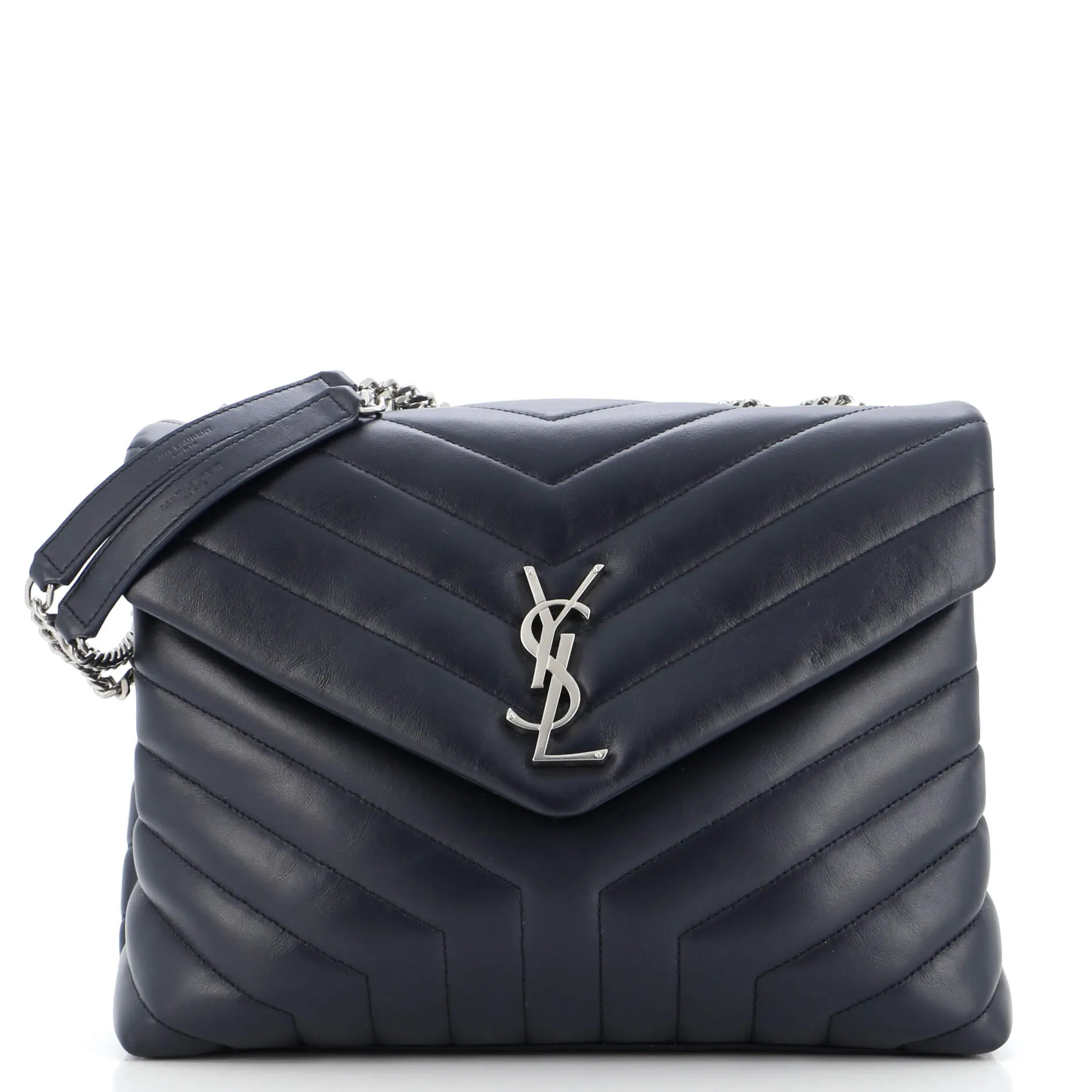 Loulou Shoulder Bag Matelasse Chevron Leather Medium